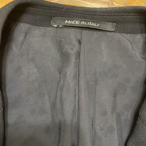 armani collezioni, Wool suit blazer Jacket, black, made in italy, Size 42/R - Picture 6 of 8